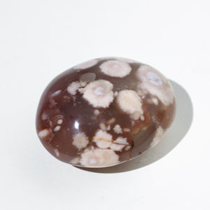 CHERRY BLOSSOM AGATE PALM STONE