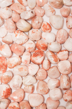 PINK SCOLECITE TUMBLED STONE